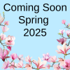 Image of tulip tree braches and blossoms Text: Coming Soon Spring 2025